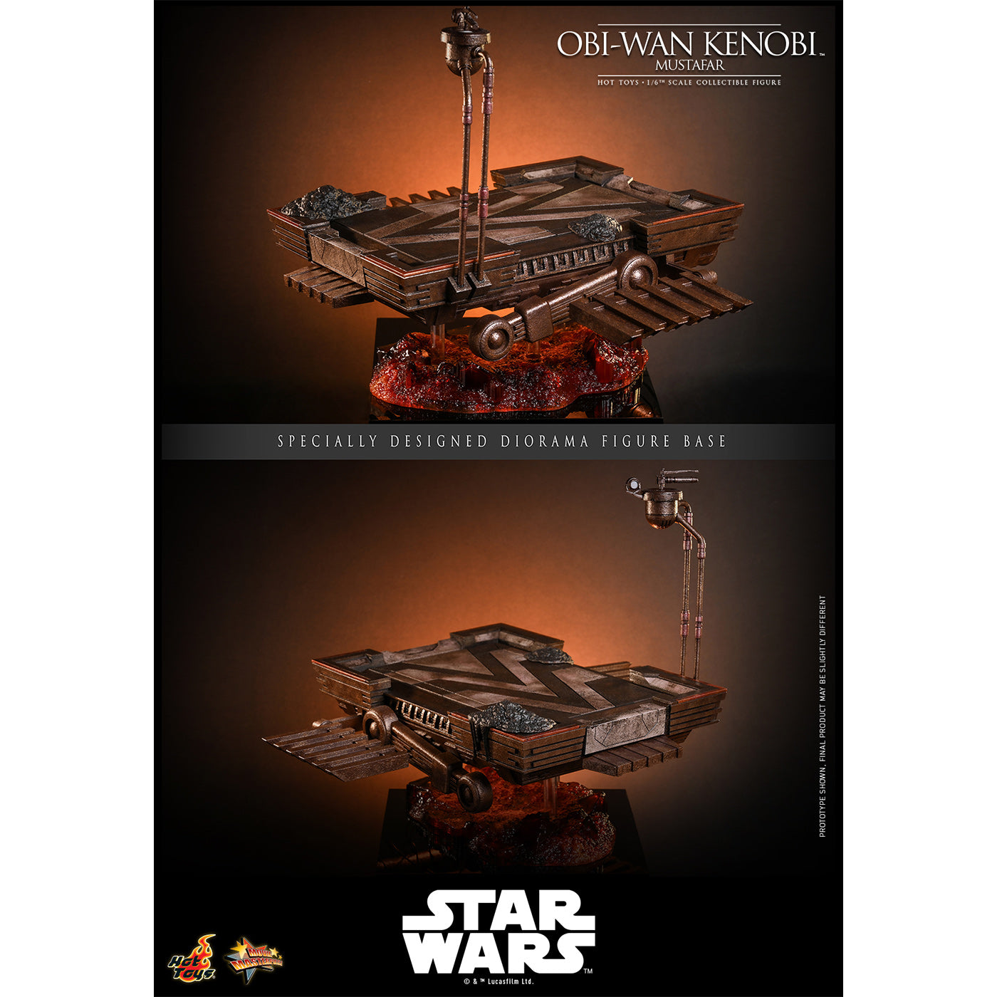 【ムービー・マスターピース】『スター・ウォーズ エピソード3/シスの復讐』1/6スケールフィギュア オビ=ワン・ケノービ(ムスタファー)