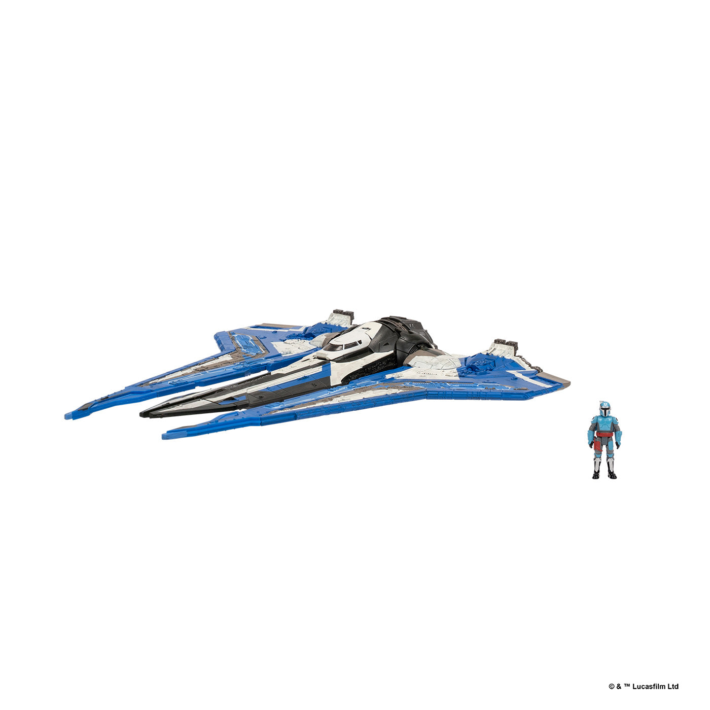 映画『スター・ウォーズ』「マイクロ・ギャラクシー」スターファイター・クラス シリーズ10 クライズ氏族のガントレット・スターファイター<レア>/付属フィギュア:クライズ氏族の戦士