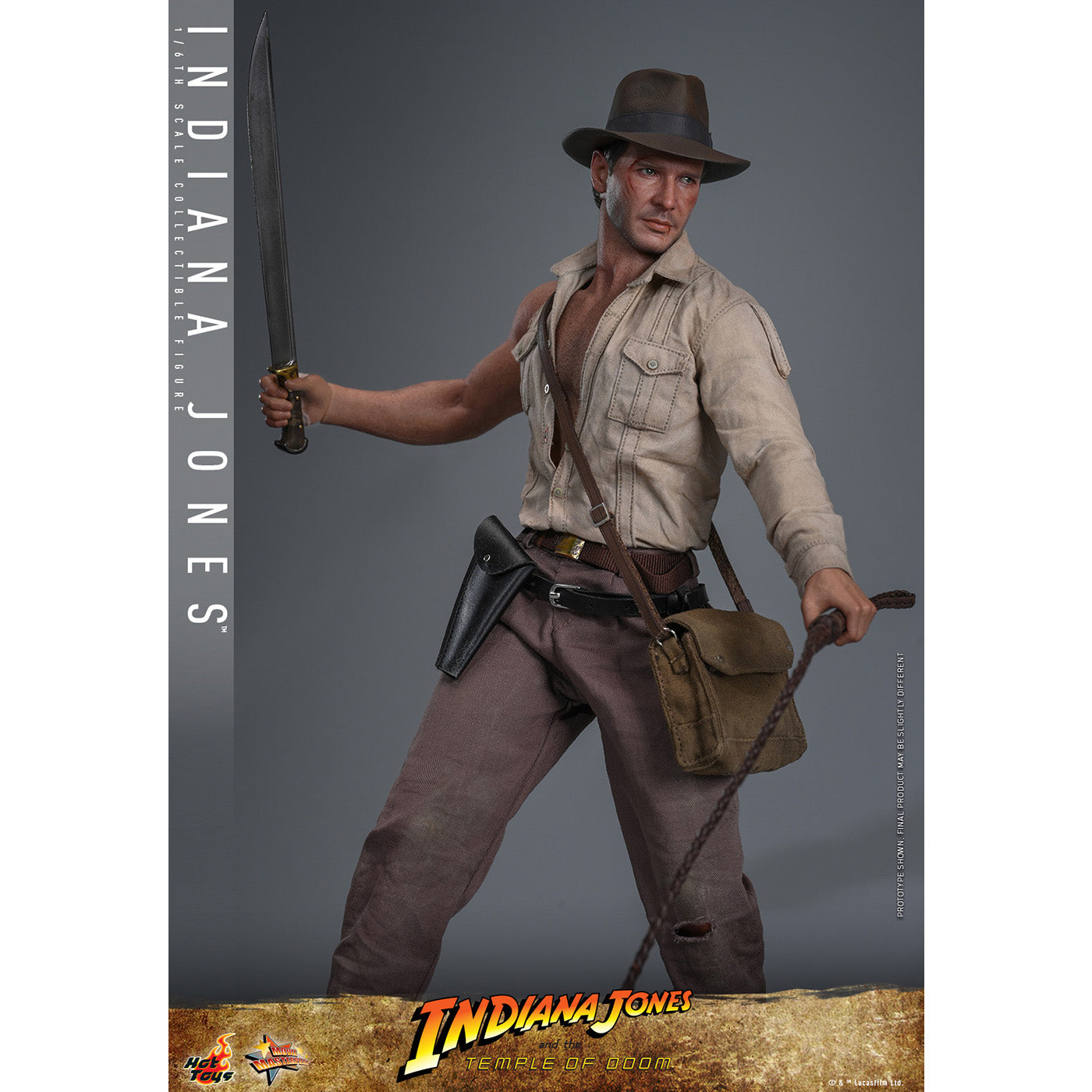 【ムービー・マスターピース】『インディ・ジョーンズ/魔宮の伝説』1/6スケールフィギュア インディアナ・ジョーンズ