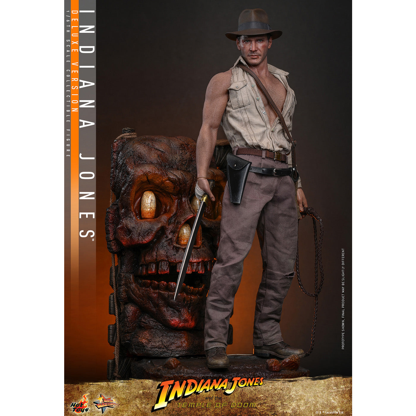 【ムービー・マスターピース】『インディ・ジョーンズ/魔宮の伝説』1/6スケールフィギュア インディアナ・ジョーンズ(デラックス版)