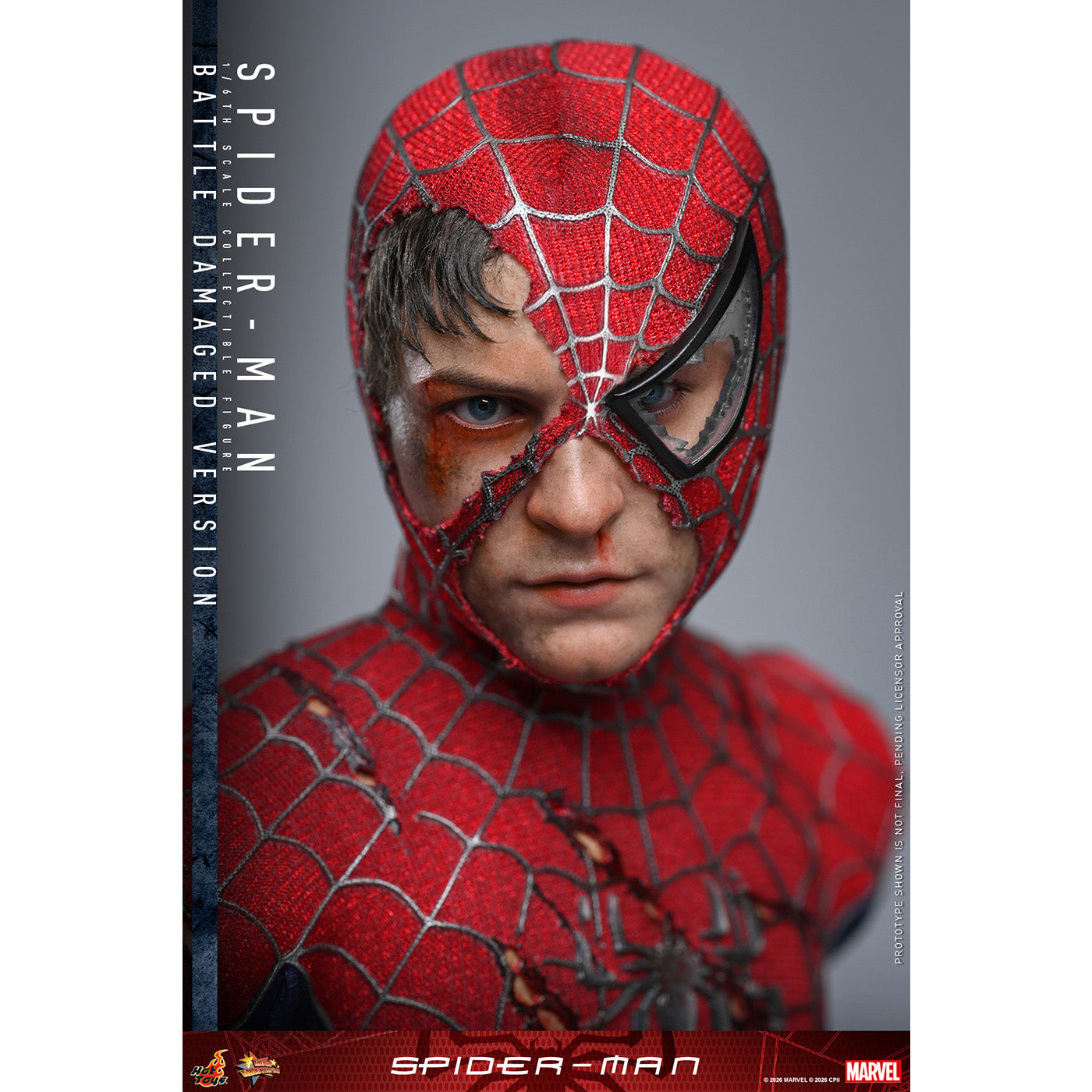 【ムービー・マスターピース】『スパイダーマン』1/6スケールフィギュア スパイダーマン(バトルダメージ版)