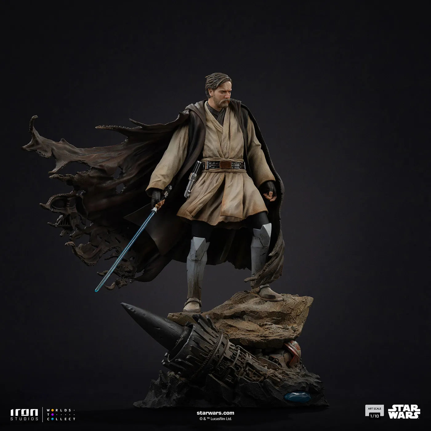 映画『スター・ウォーズ』【アイアン・スタジオ スタチュー】「アートスケール」1/10スケール オビ=ワン・ケノービ(シグネチャー)