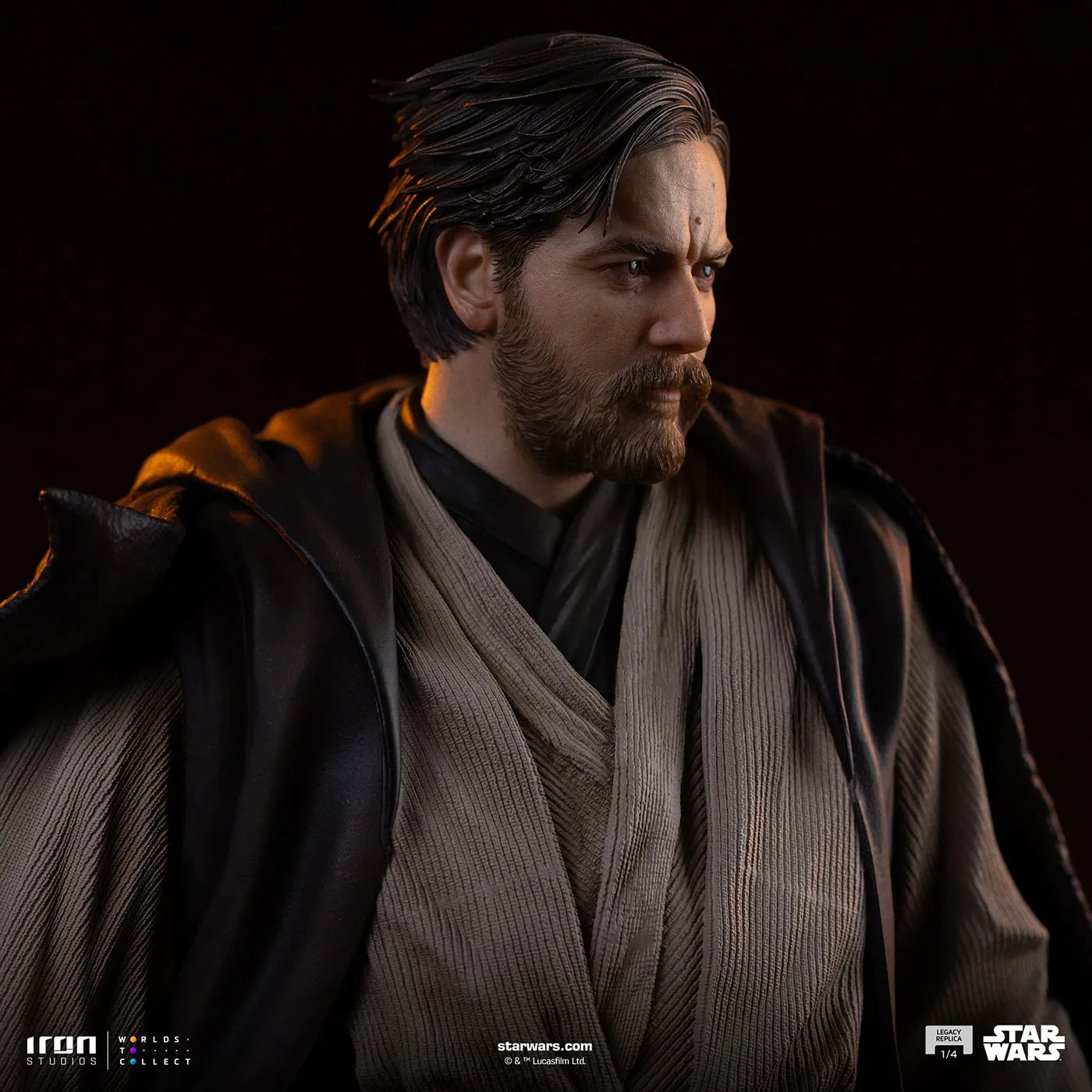 映画『スター・ウォーズ』【アイアン・スタジオ スタチュー】「レガシーレプリカ・シリーズ」1/4スケール オビ=ワン・ケノービ(シグネチャー)