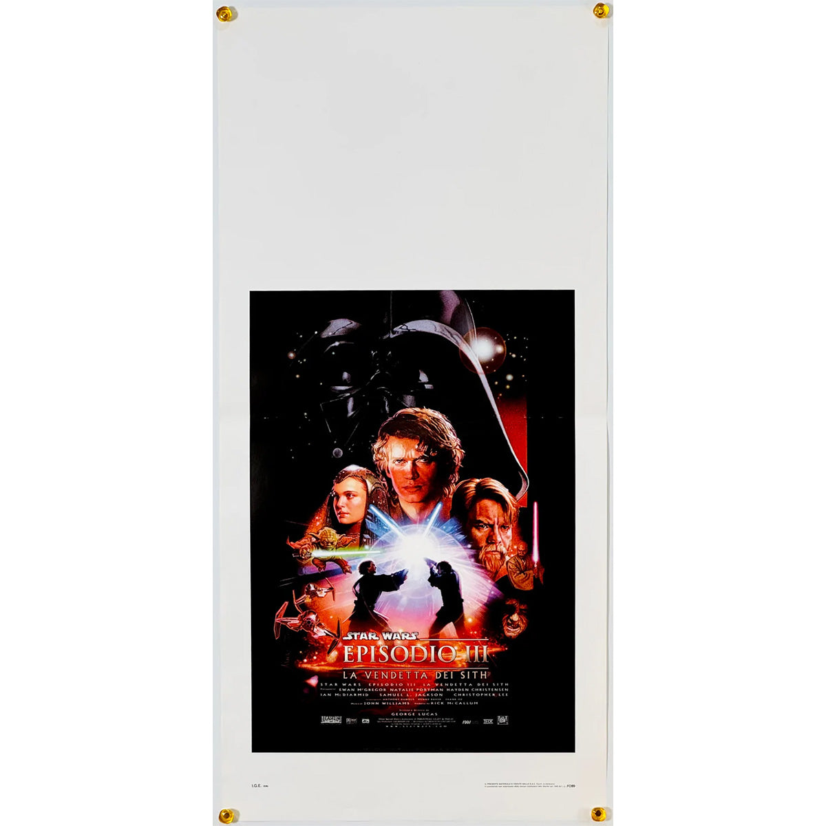 映画『スター・ウォーズ エピソード3/シスの復讐』 公式 ポスター イタリア版