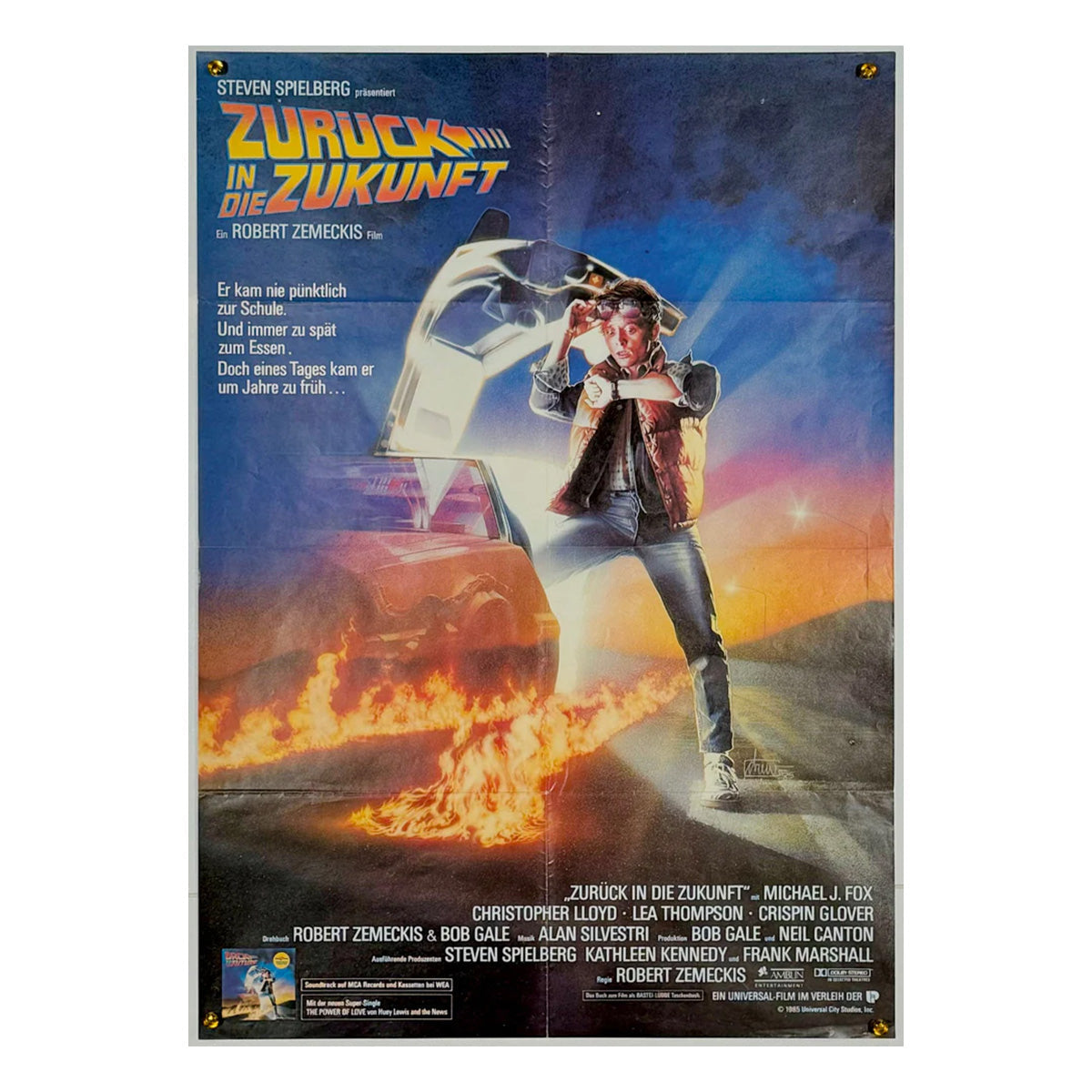 映画『バック・トゥ・ザ・フューチャー』 公式 ポスター ドイツ版
