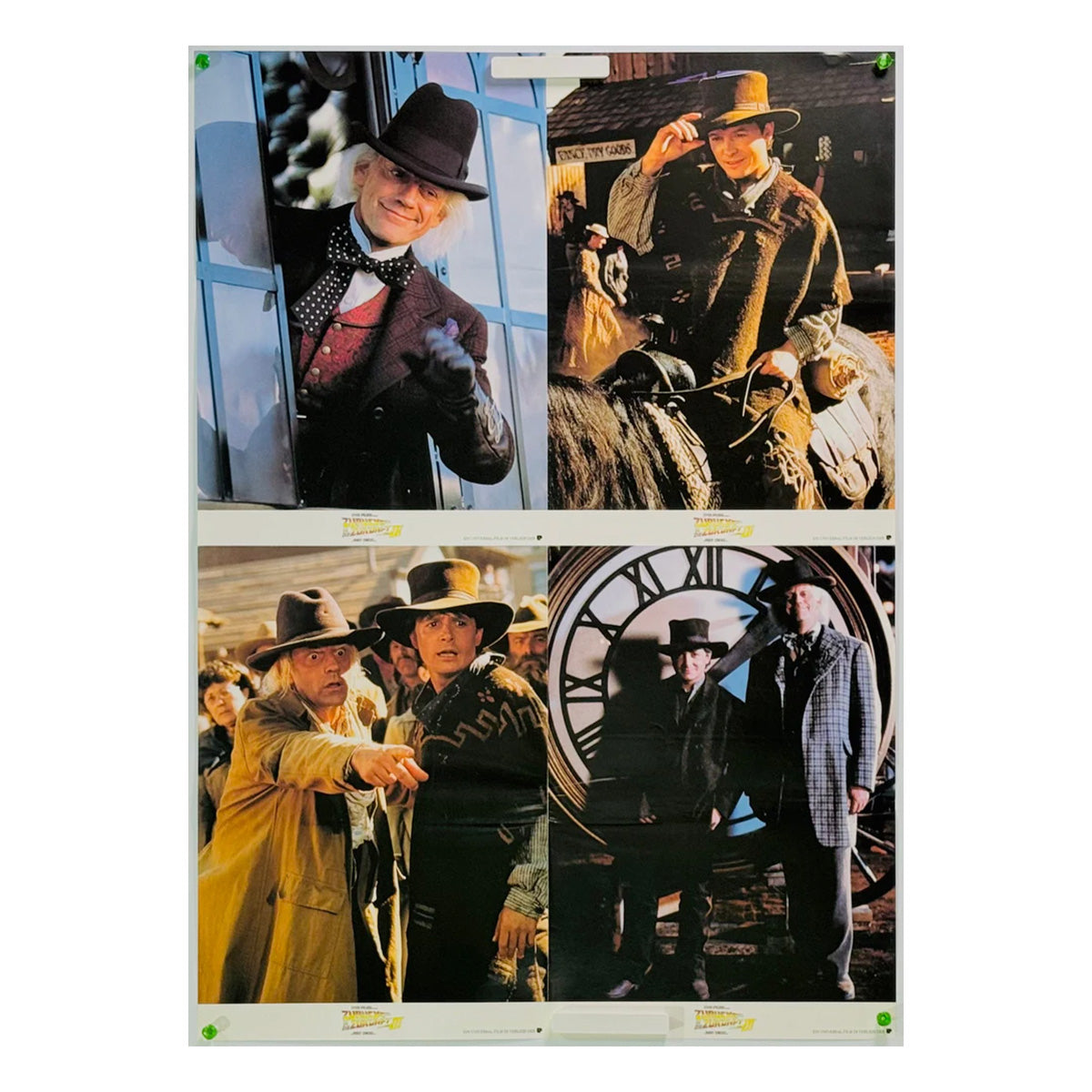 映画『バック・トゥ・ザ・フューチャー PART3』 公式 ポスター ドイツ版
