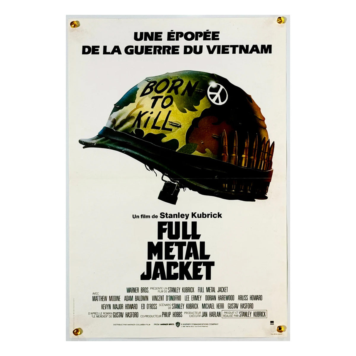 映画『フルメタル・ジャケット』 公式 ポスター フランス版 | WOWOW百貨店