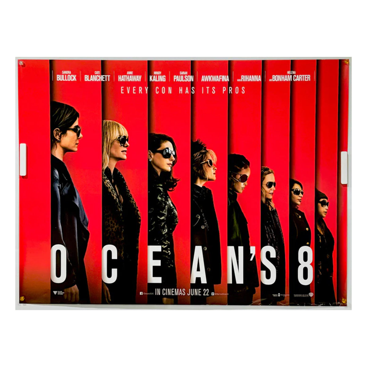 映画『オーシャンズ8』 公式 ポスター イギリス版