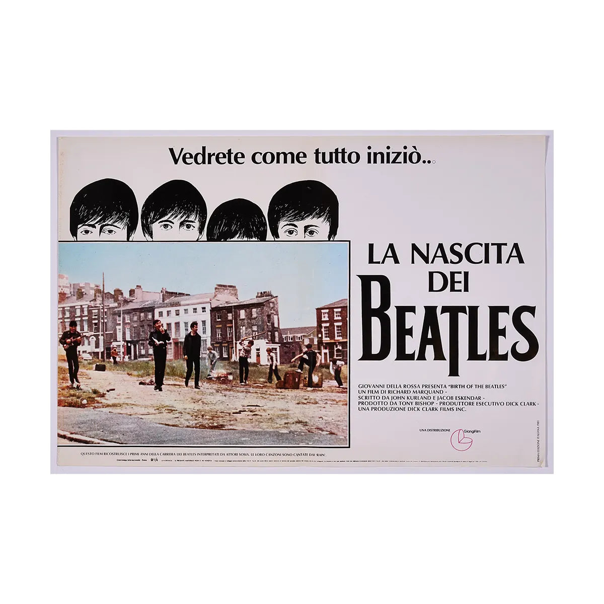 『ビートルズの誕生 Birth of The Beatles』 映画 ポスター イタリア オリジナル