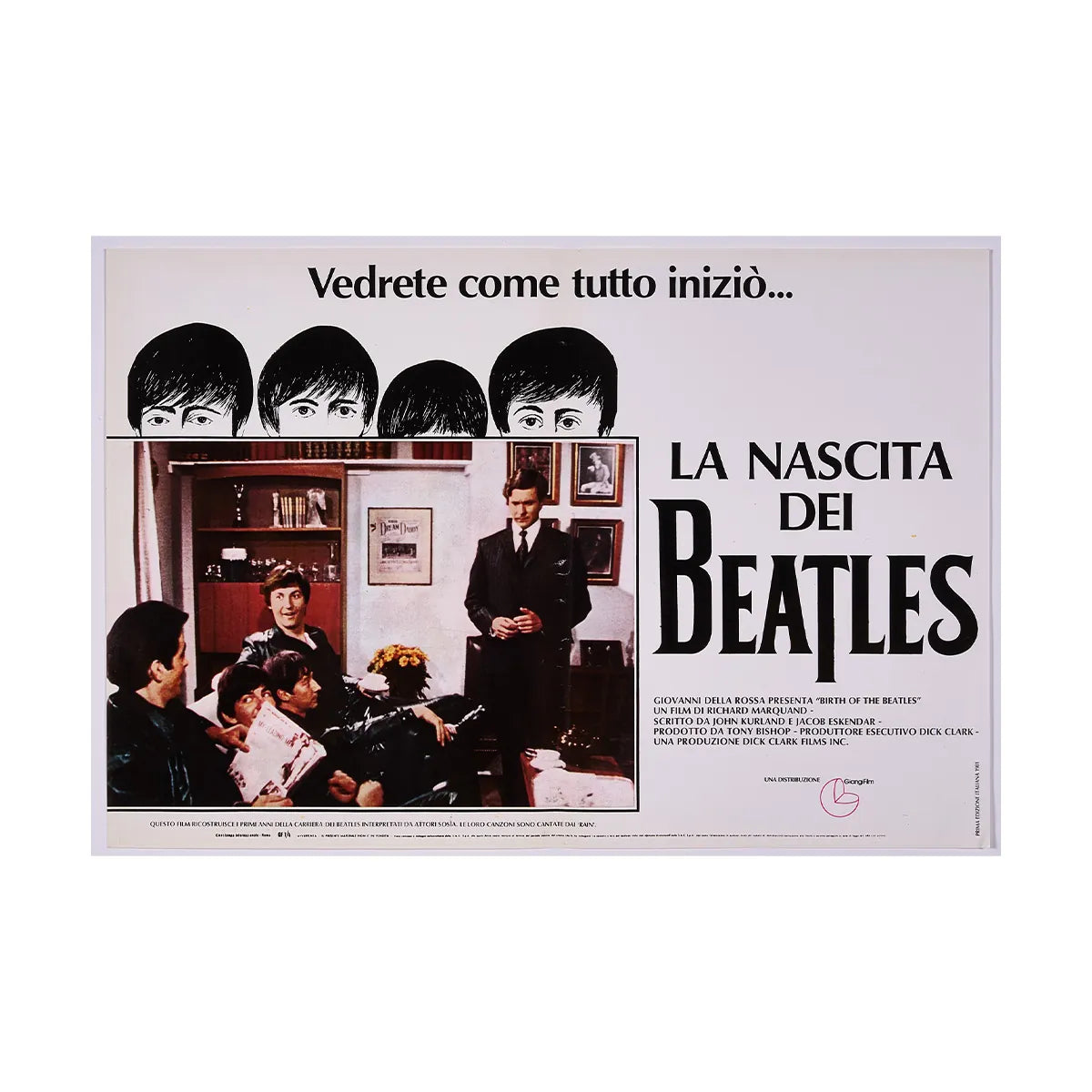 『ビートルズの誕生 Birth of The Beatles』 映画 ポスター イタリア オリジナル
