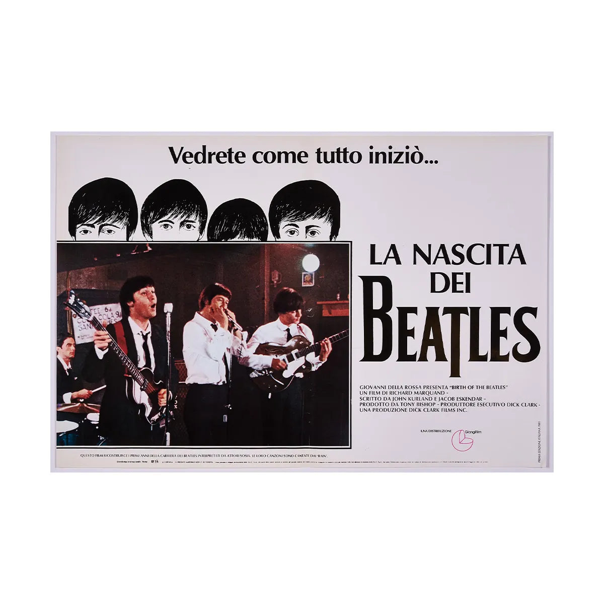 『ビートルズの誕生 Birth of The Beatles』 映画 ポスター イタリア オリジナル