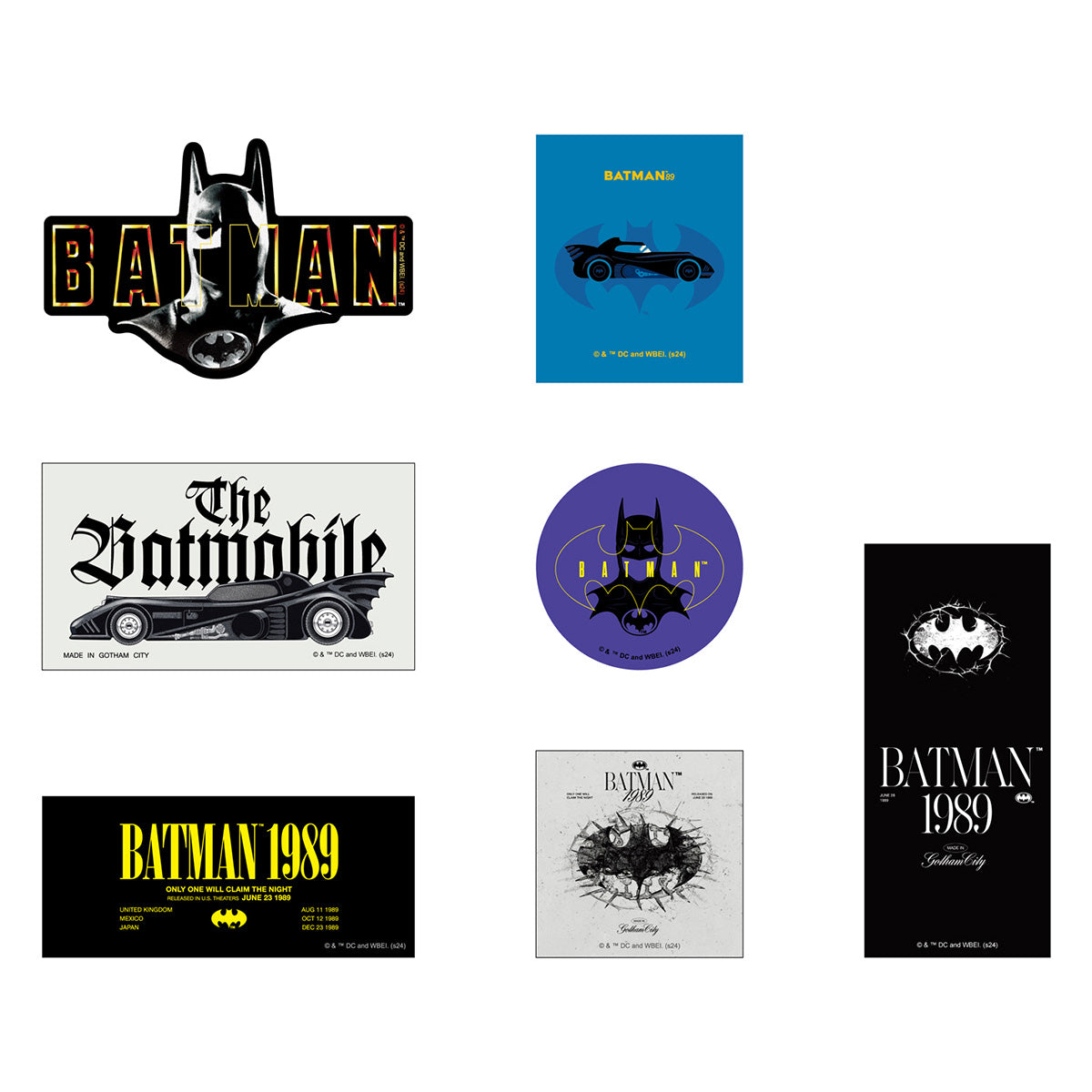 DCコミックス】 映画 『バットマン』85周年 ステッカーセット(BATMAN