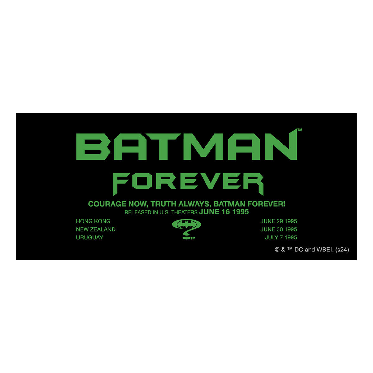 【DCコミックス】 映画 『バットマン』85周年 ステッカーセット(BATMAN FOREVER)