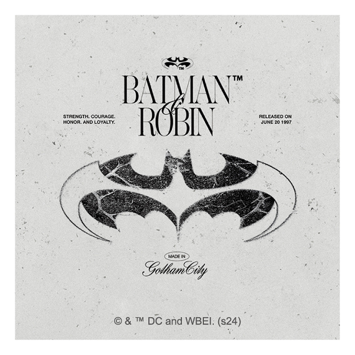 【DCコミックス】 映画 『バットマン』85周年 ステッカーセット(BATMAN & ROBIN)