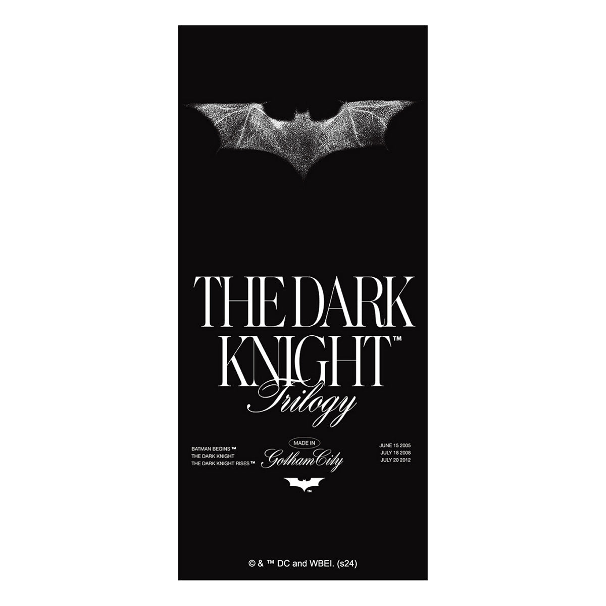 【DCコミックス】 映画 『バットマン』85周年 ステッカーセット(THE DARK KNIGHT TRILOGY)