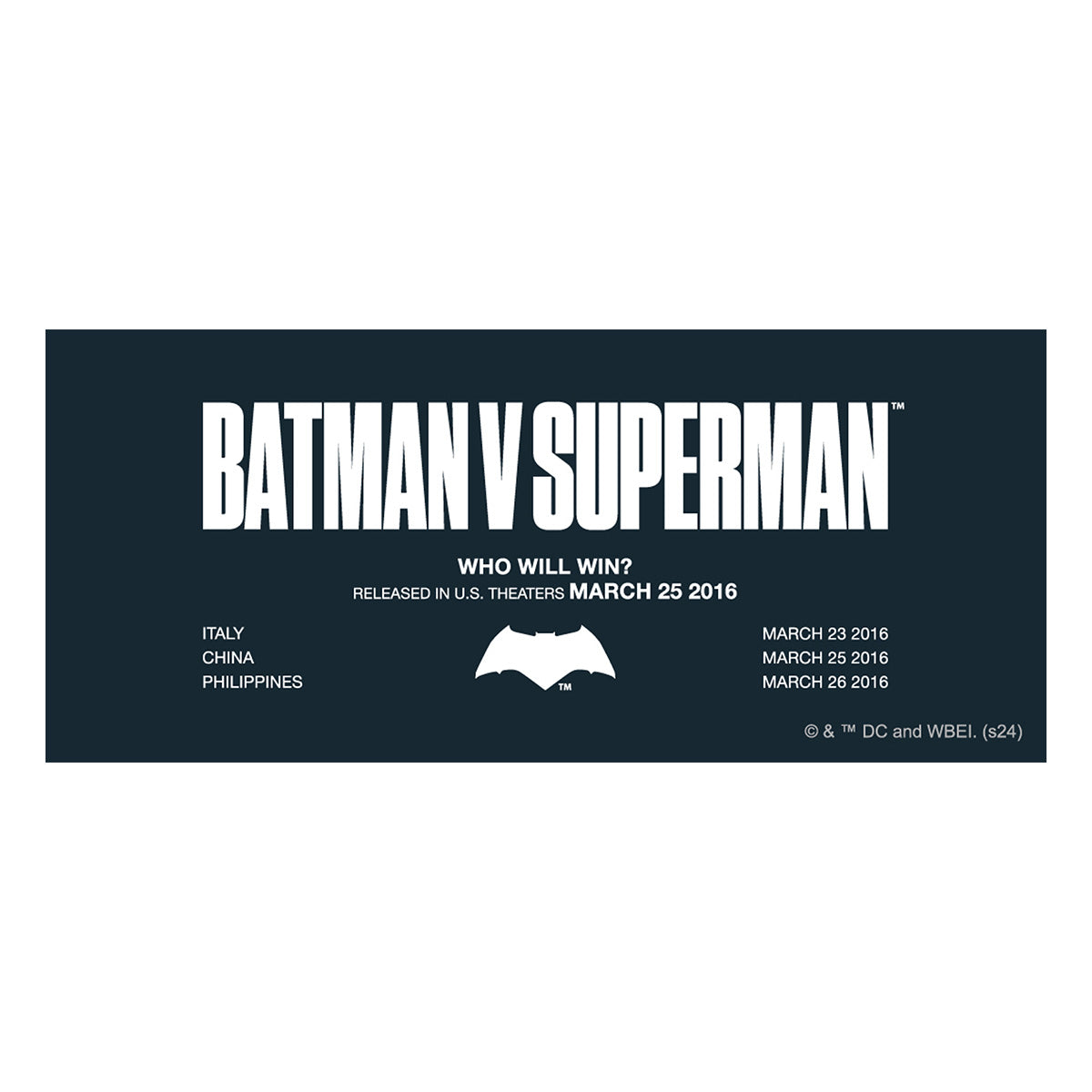 【DCコミックス】 映画 『バットマン』85周年 ステッカーセット(BATMAN V SUPERMAN)