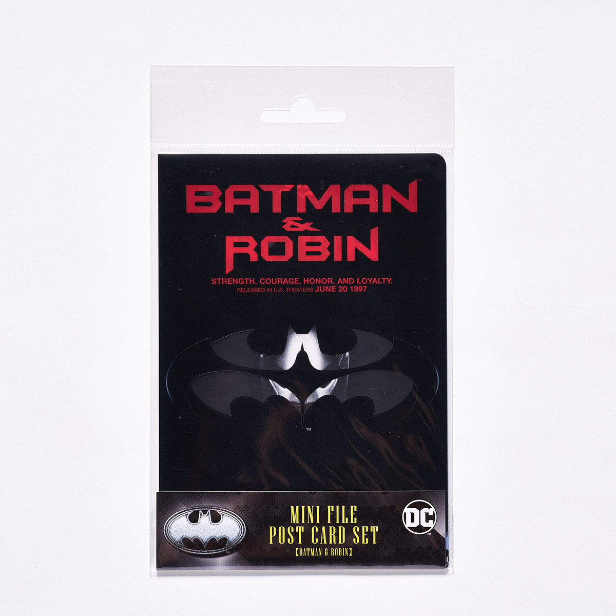 【DCコミックス】 映画 『バットマン』85周年 ミニファイル付きポスターカードセット(全8種セット)