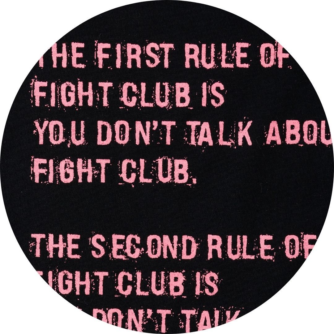 Tシャツ チャック・パラニューク ドント・トーク・アバウト・ファイト・クラブ