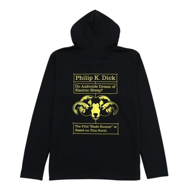 パーカー ジップアップ フィリップ・K・ディック アンドロイドは電気羊の夢を見るか? ドライ素材UVカット フード・ポケット付き