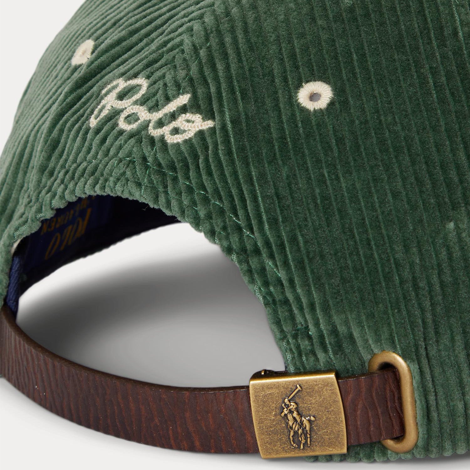 【ポロ ラルフ ローレン/POLO RALPH LAUREN】コーデュロイ "NY"ロゴ オーセンティック ベースボール キャップ