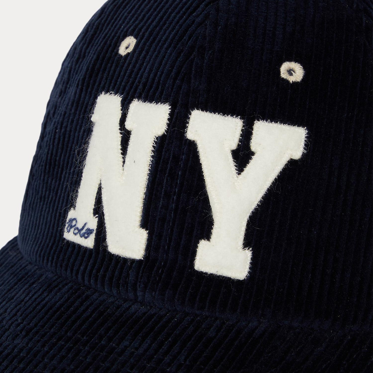 【ポロ ラルフ ローレン/POLO RALPH LAUREN】コーデュロイ "NY"ロゴ オーセンティック ベースボール キャップ