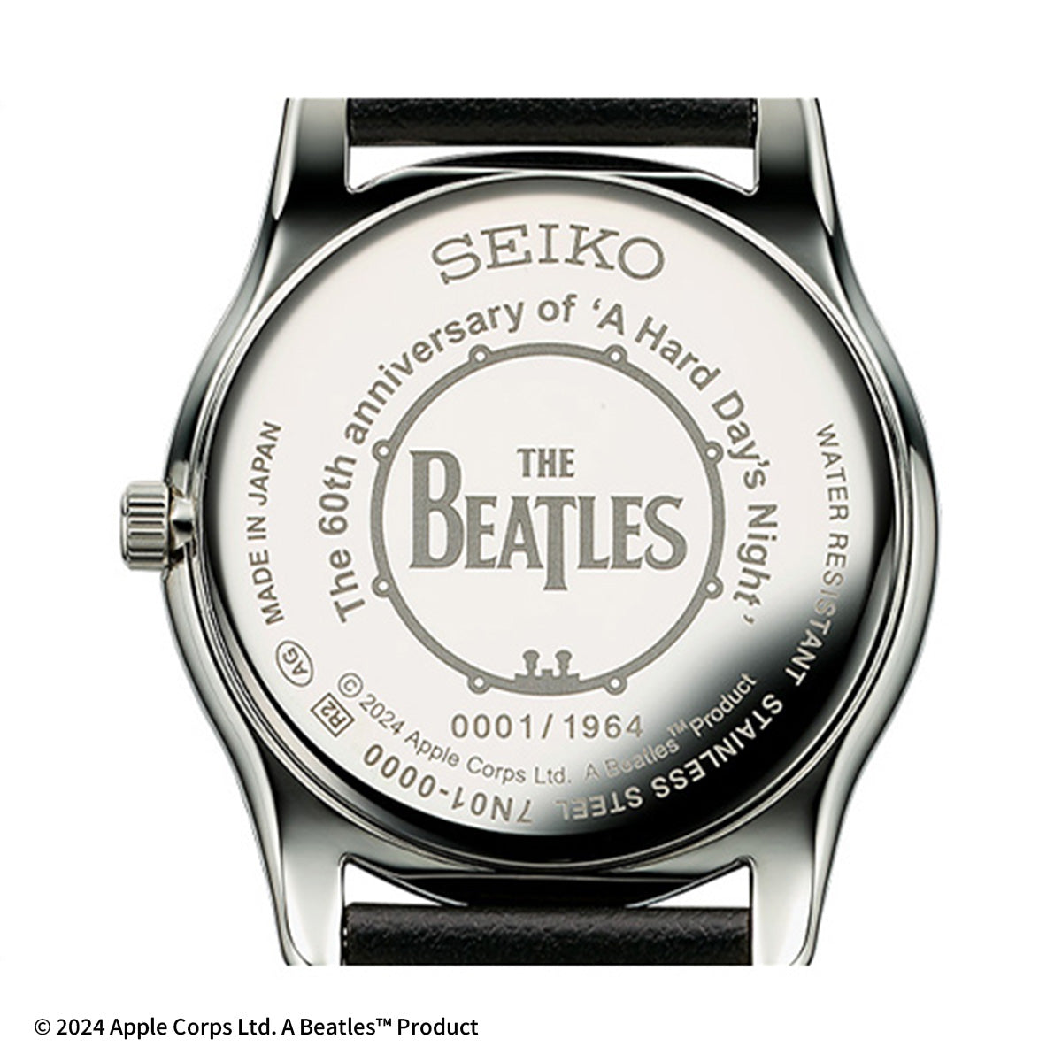 THE BEATLES A Hard Day's Night 60周年記念オフィシャル ウオッチ 革バンド