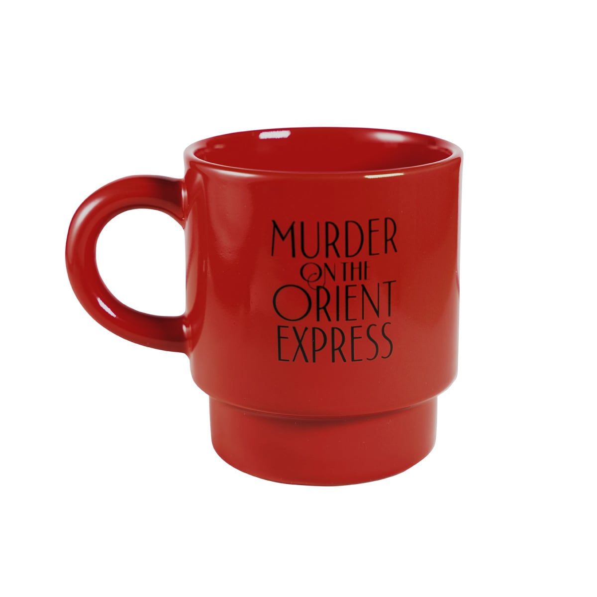 スタッキングマグカップ アガサ・クリスティー 「オリエント急行の殺人」 赤 ツヤ