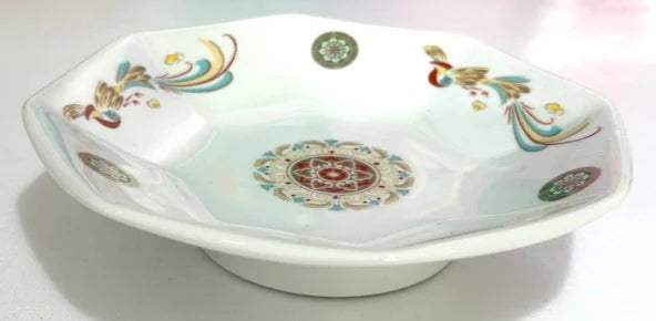 五彩八角皿高台皿|中国物産展