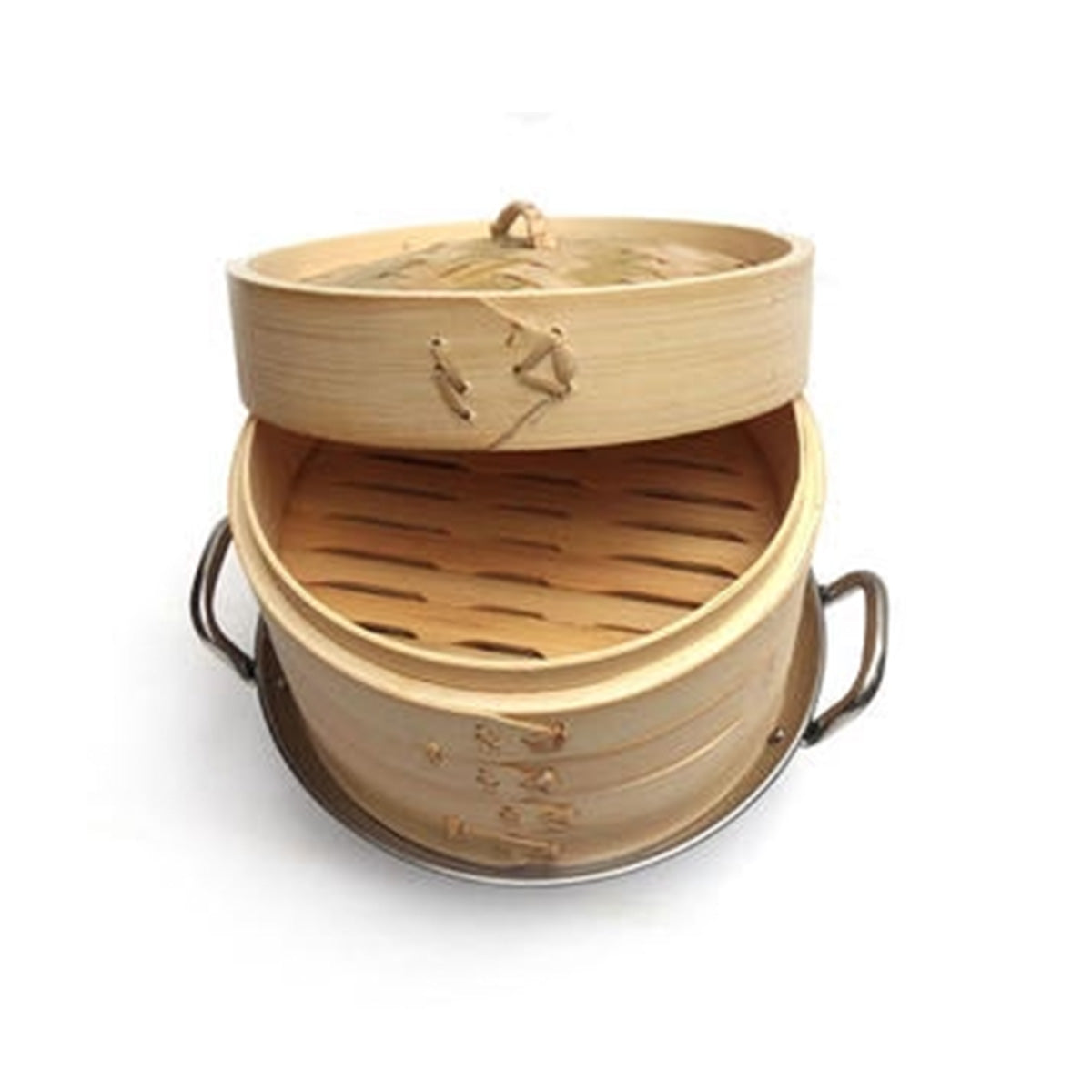 中華竹セイロ+鍋セット 21cm|中国物産展