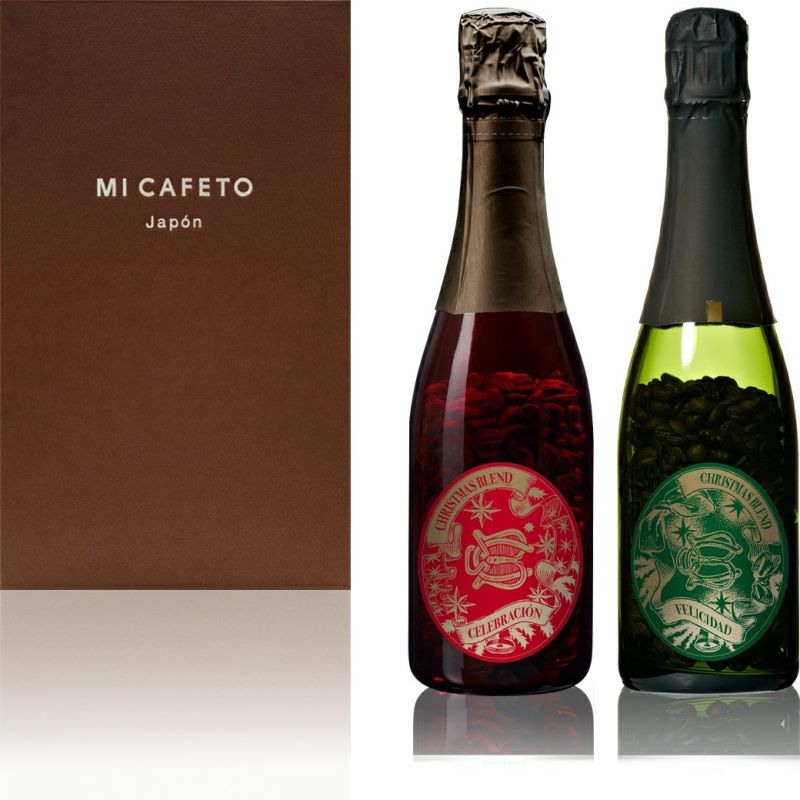 【ミカフェート・COFFEE HUNTERS】クリスマスブレンド 2本ギフトセット