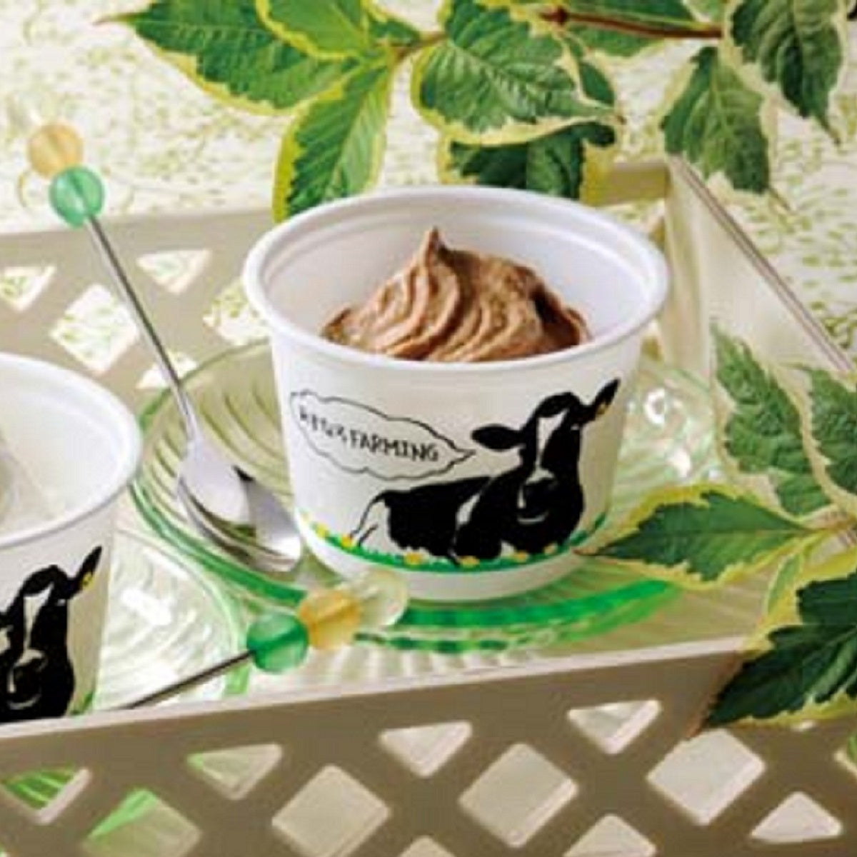 【あすなろファーミング】牧場のカップソフトアイス(コーヒー)|北海道物産展