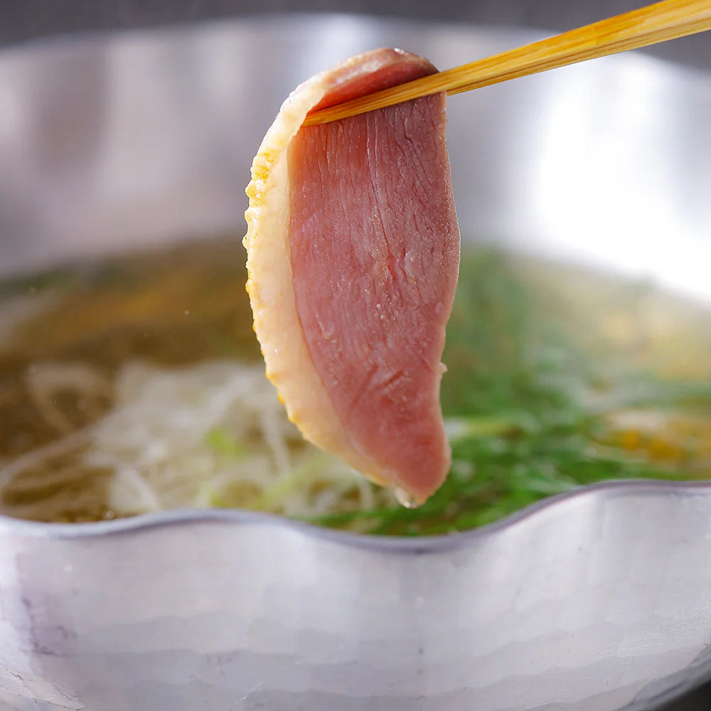 【下鴨茶寮】合鴨と葱の出汁しゃぶ