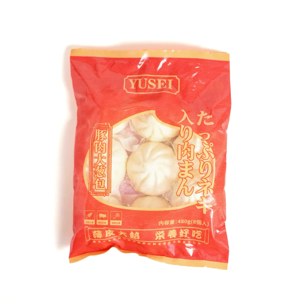 Frozen 豚肉大葱包 (肉まん) 60g × 8個|中国物産展