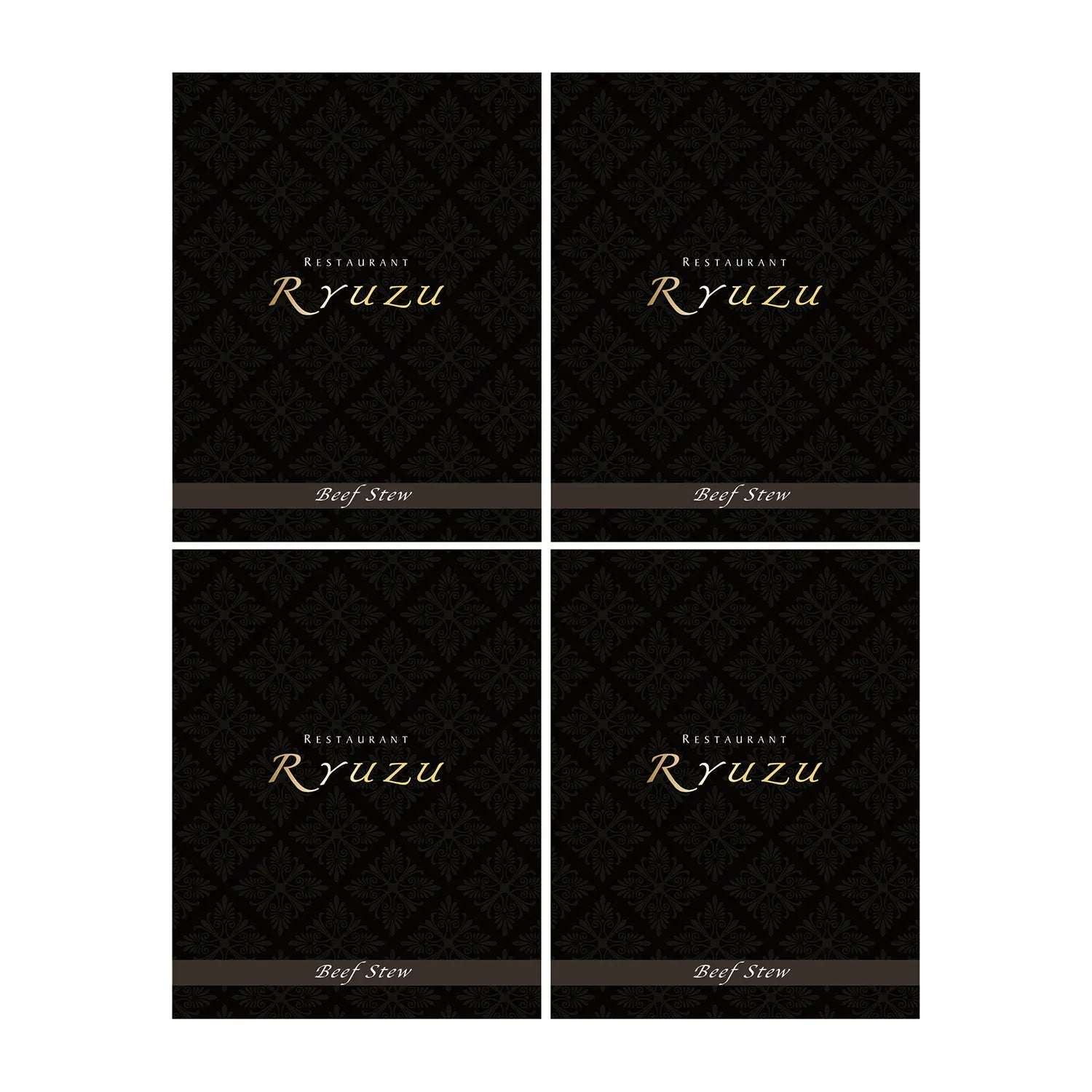 【六本木】レストランリューズ 飯塚隆太監修国産牛のビーフシチュー 4食