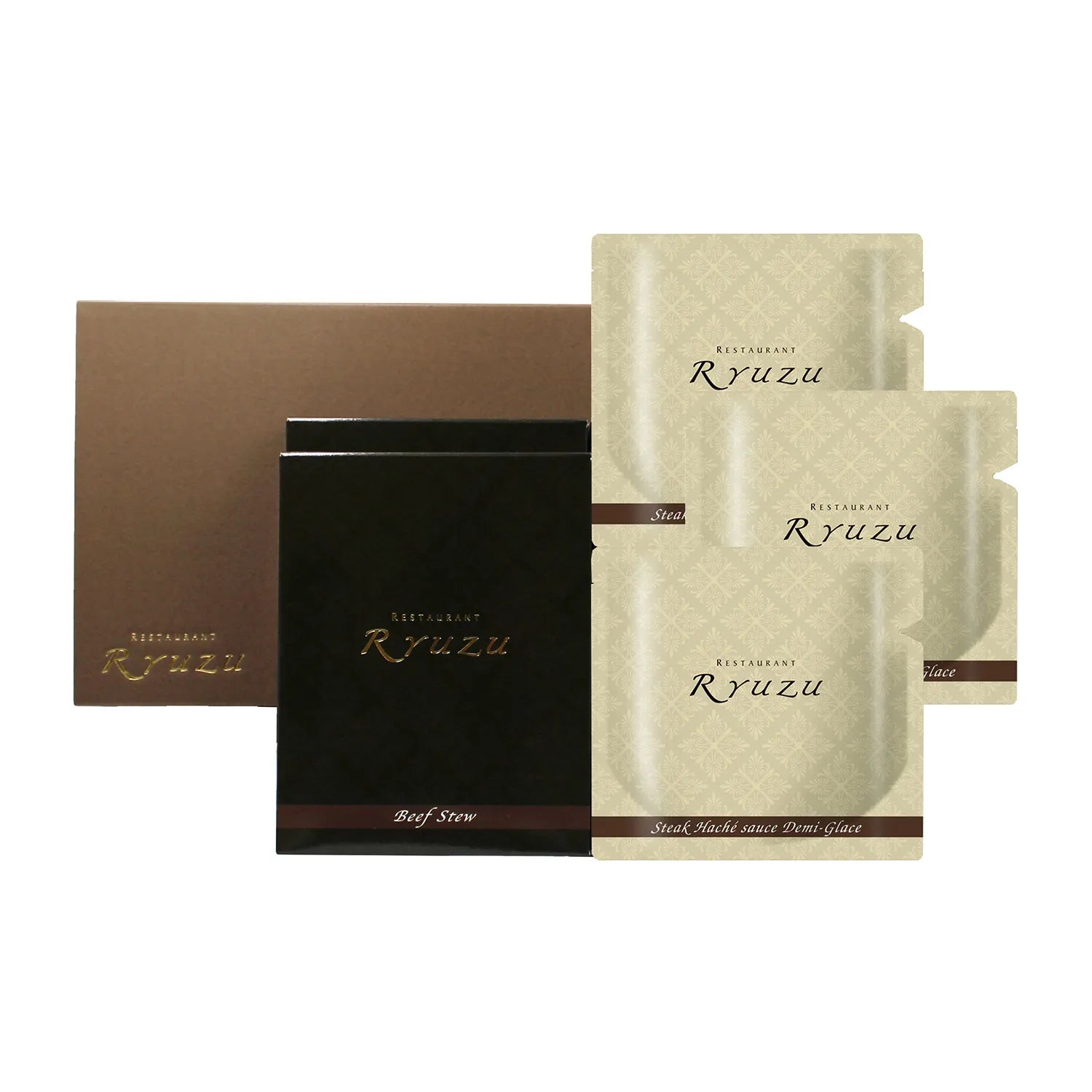 【六本木】レストランリューズ 飯塚隆太監修 濃厚デミグラスハンバーグとビーフシチュー 計5個