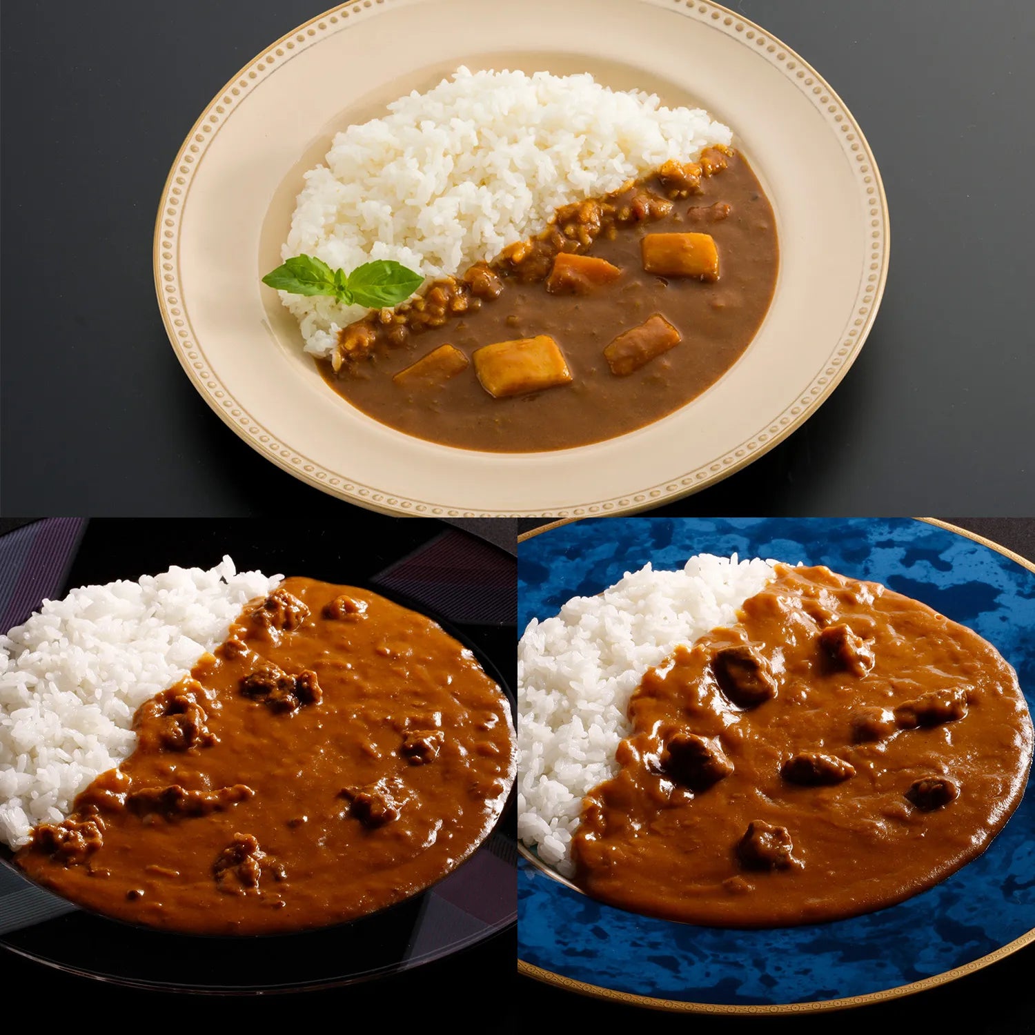 銘店 有名シェフ監修のレストランカレー 3種