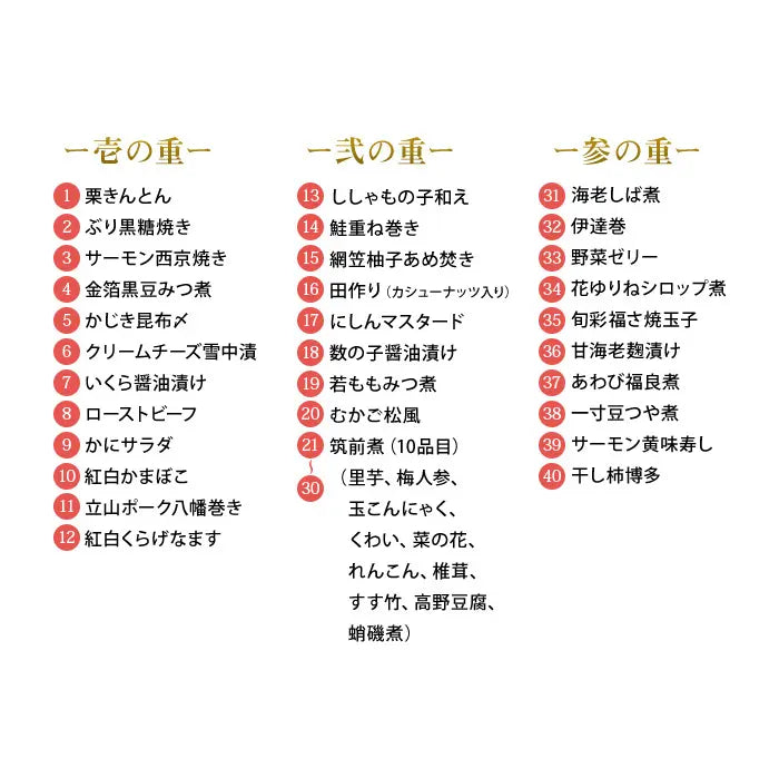 日本の極み 五万石本店 特撰おせち(八角三段重)