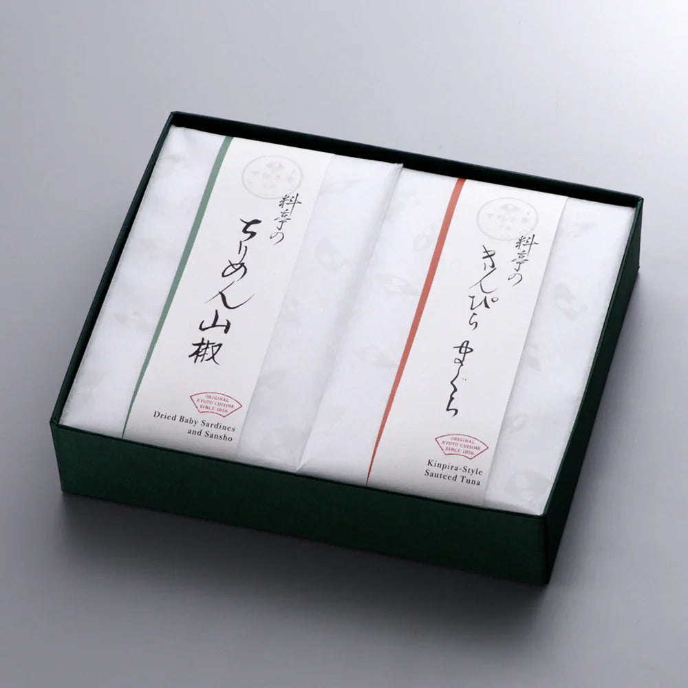 【下鴨茶寮料亭のご馳走 二撰 「ちりめん山椒、きんぴらまぐろ」