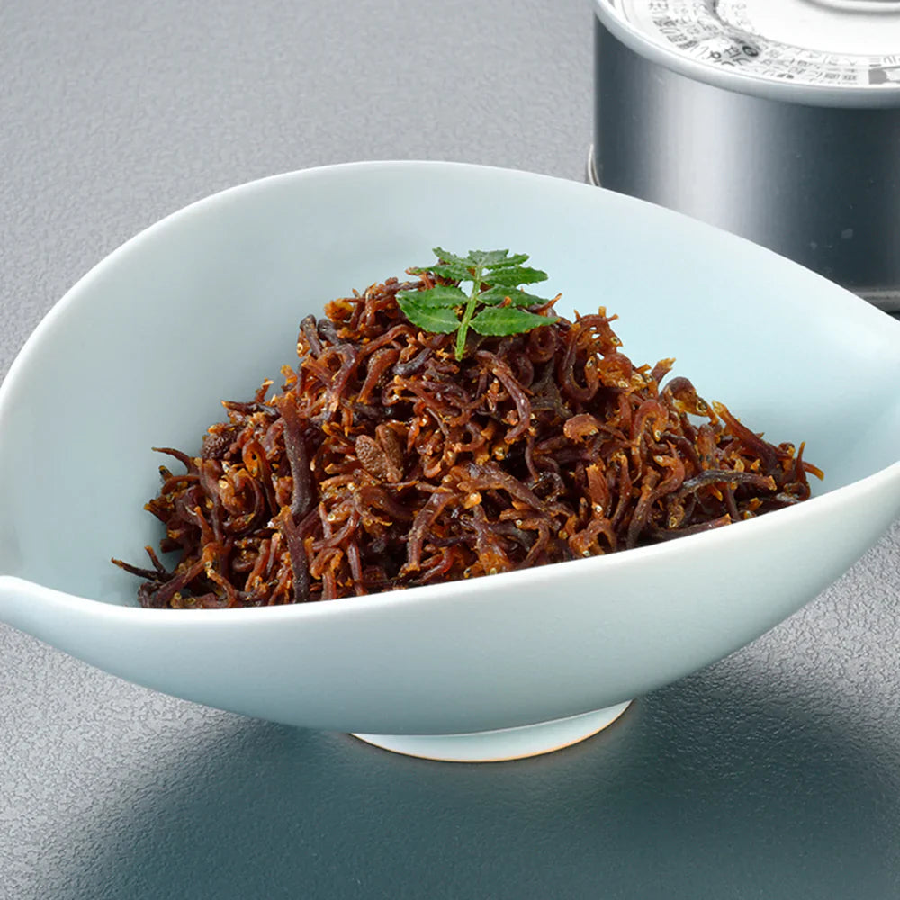 【下鴨茶寮】料亭の口福缶(ちりめん山椒、きんぴらまぐろ、仙台牛のすき焼煮)