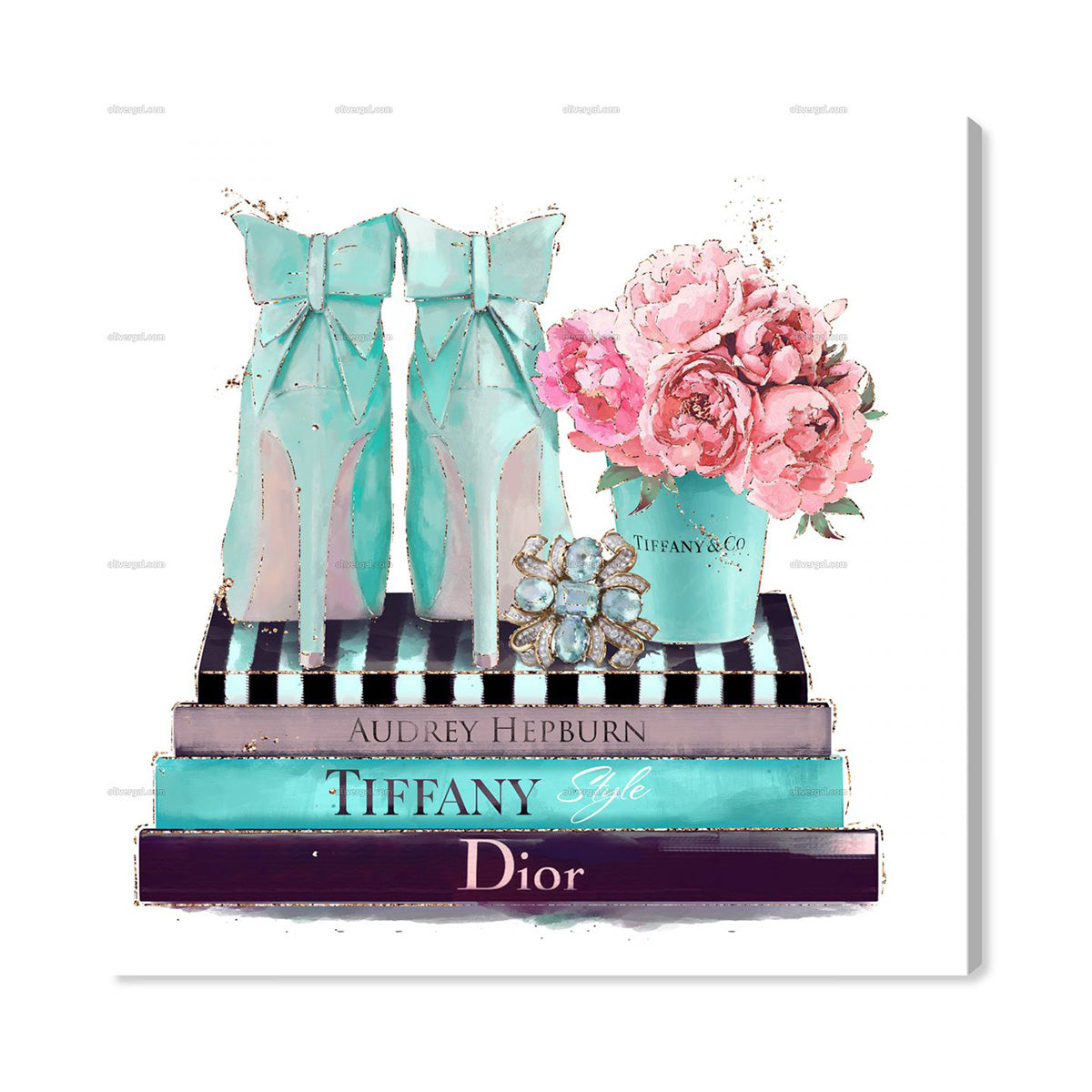 【Oliver Gal/オリバーガル】MODESTLY AQUAMARINE DISPLAY