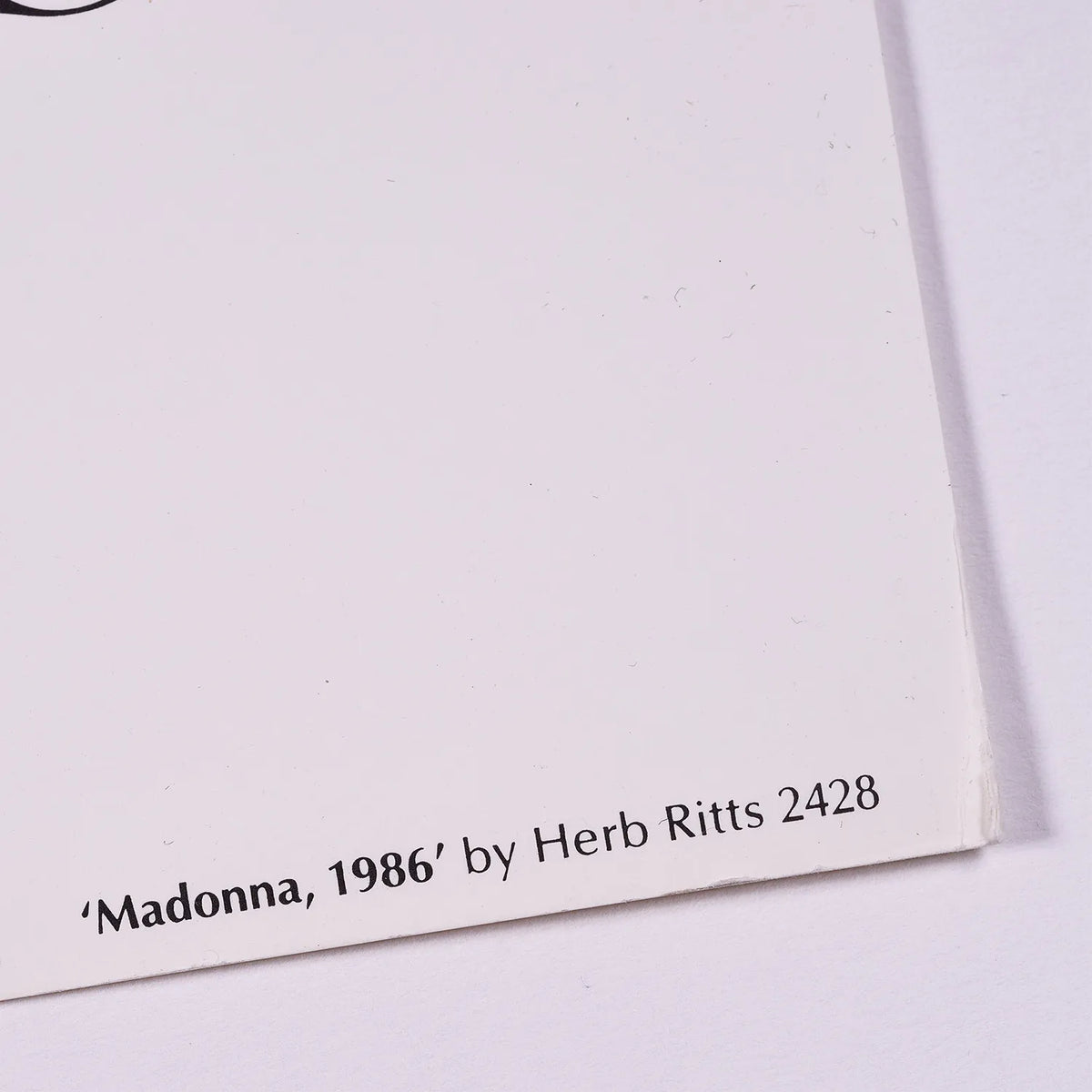 【ハーブ・リッツ/HERB RITTS】 MADONNA 1986