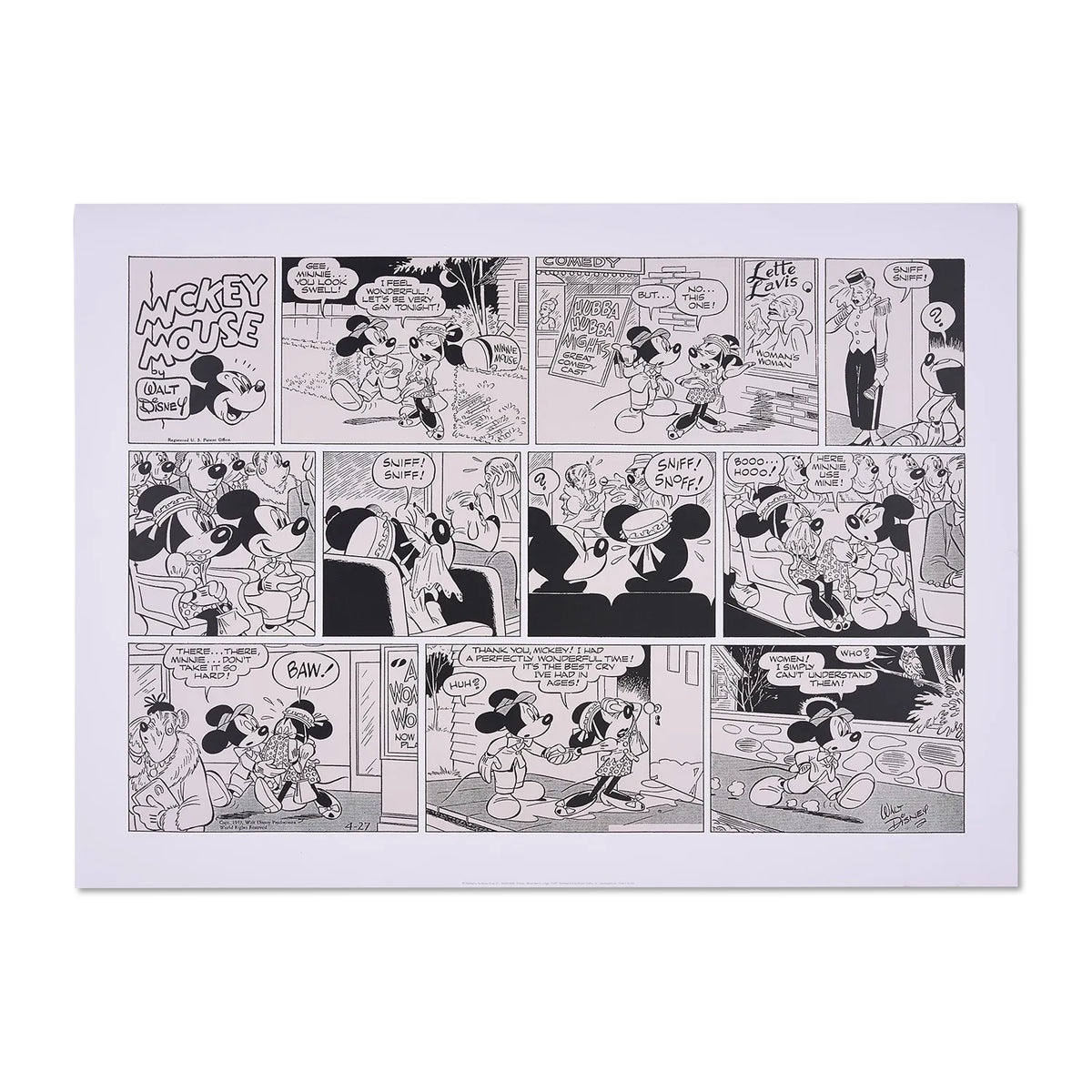 ポスター OLD DISNEY COMICS A