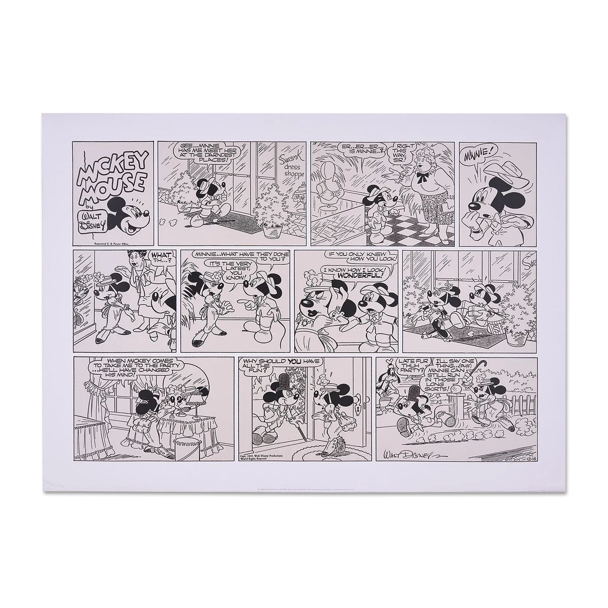 ポスター OLD DISNEY COMICS B
