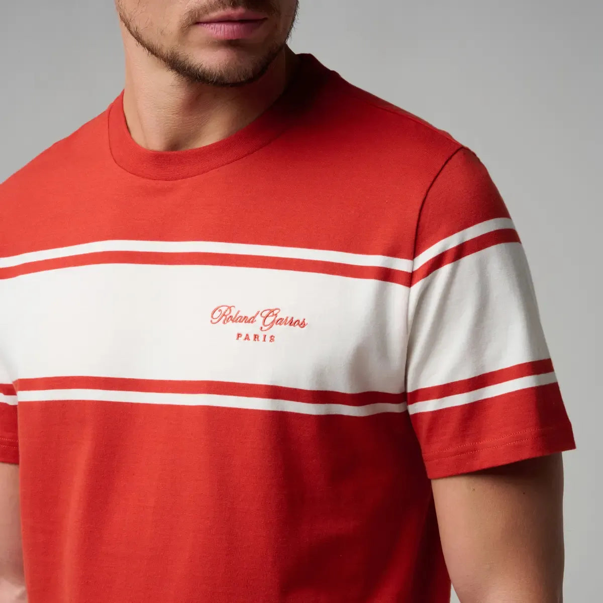 全仏オープンテニス ハート・ヘリテージ メンズTシャツ