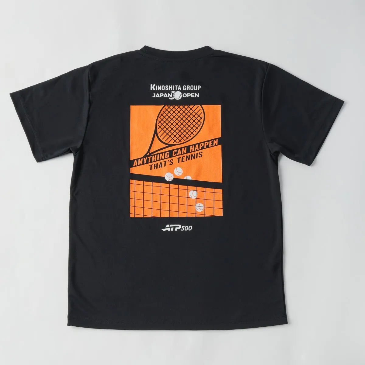 木下グループジャパンオープンテニス2026 ドライTシャツ (Anything can happen That's tennis)