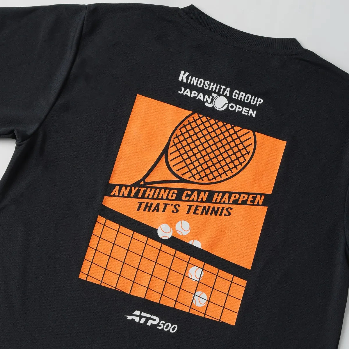 木下グループジャパンオープンテニス2026 ドライTシャツ (Anything can happen That's tennis)