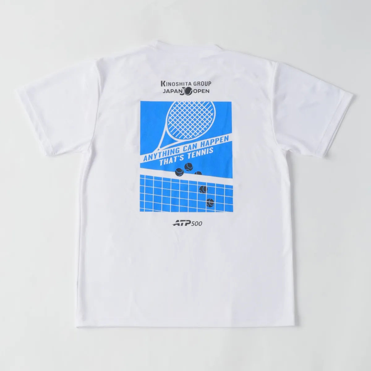 木下グループジャパンオープンテニス2026 ドライTシャツ (Anything can happen That's tennis)