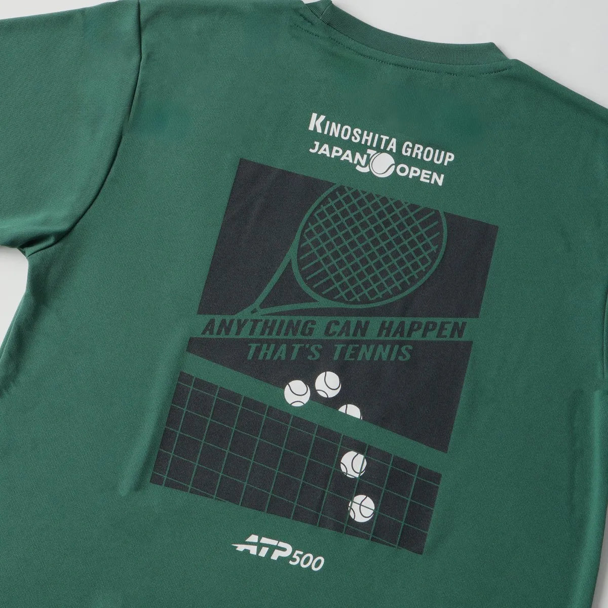 木下グループジャパンオープンテニス2026 ドライTシャツ (Anything can happen That's tennis)