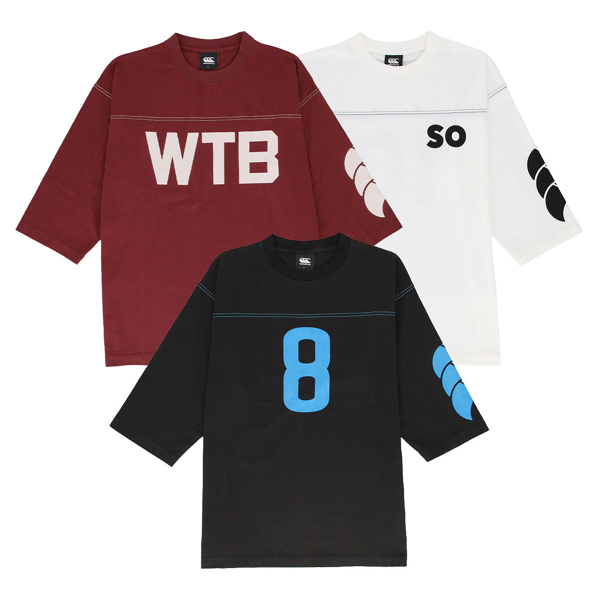 POSITION 3/4スリーブTシャツ(カンタベリー)