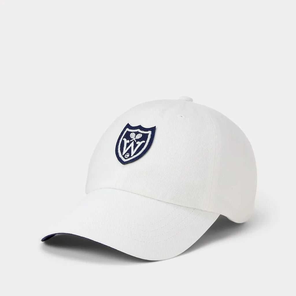 Poloラルフローレンアウトドア パッチ ロング ビルシード ツイル キャップ ウィンブルドン シールドパッチ ツイル キャップ (ポロ ラルフ